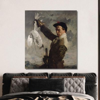 The Dead Ptarmigan A Self-Portrait William Orpen wrp36 canvas print 