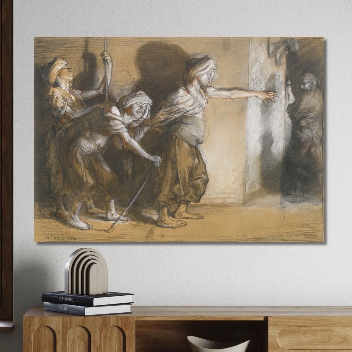 The Three Blind Men Arabian Nights William Orpen wrp40 canvas print 