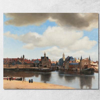 View Of Delft Jan Vermeer jvr31 canvas print 