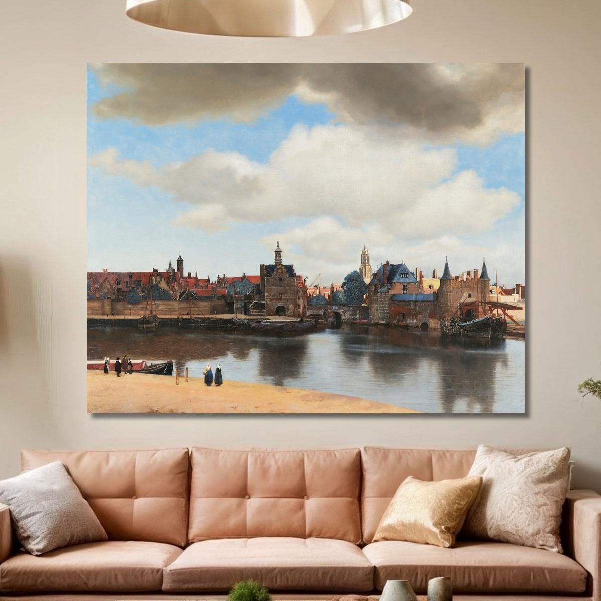 View Of Delft Jan Vermeer jvr31 canvas print 