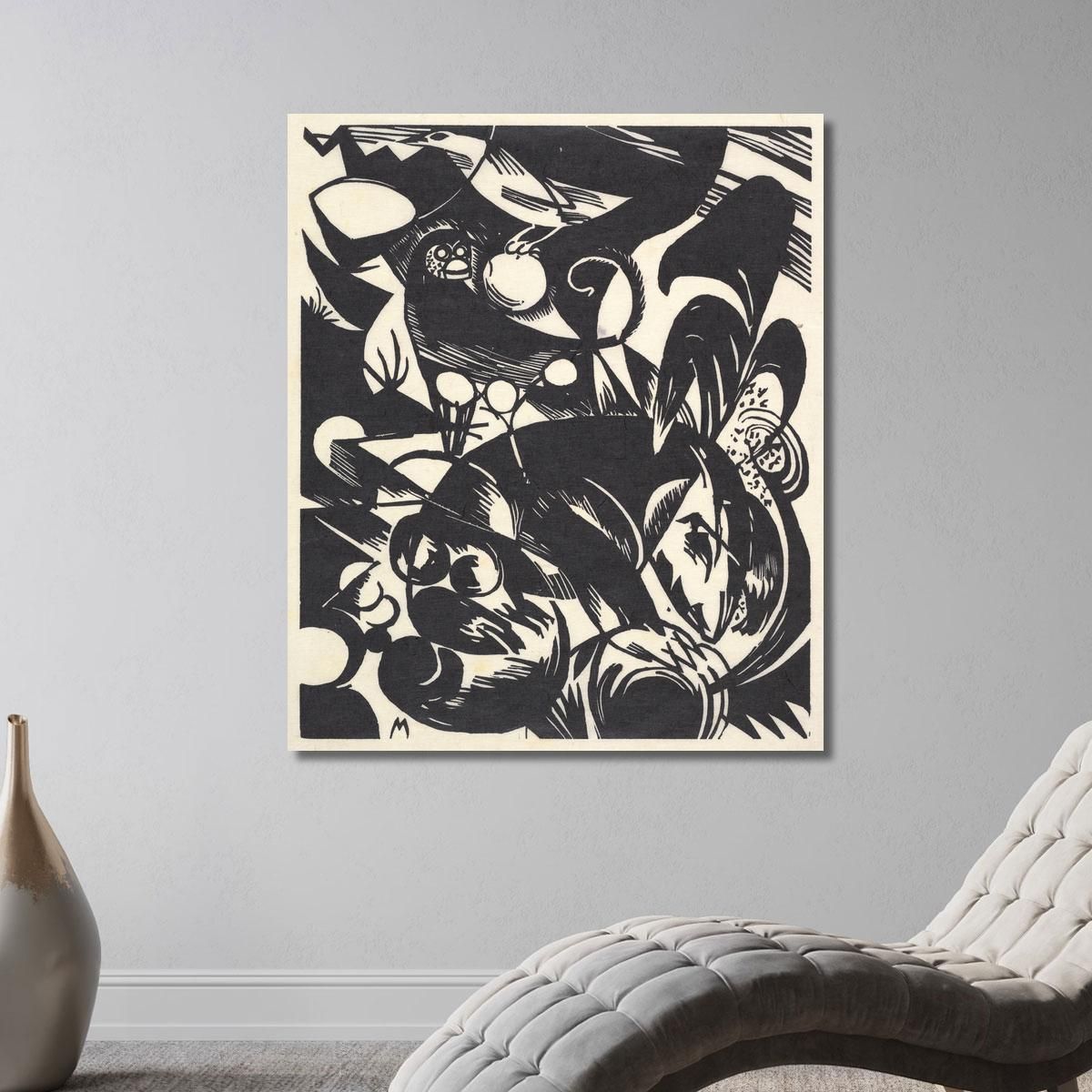 Creation I Franz Marc fmr9 canvas print 