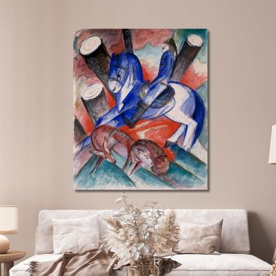 St. Julian The Hospitaler Franz Marc fmr46 canvas print 