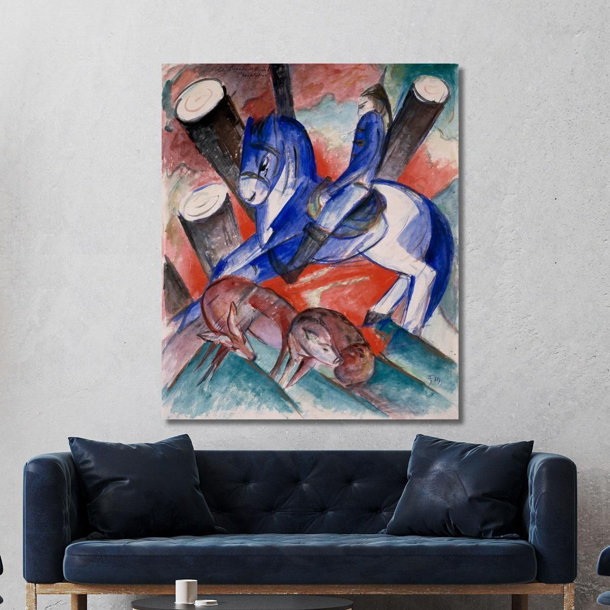 St. Julian The Hospitaler Franz Marc fmr46 canvas print 