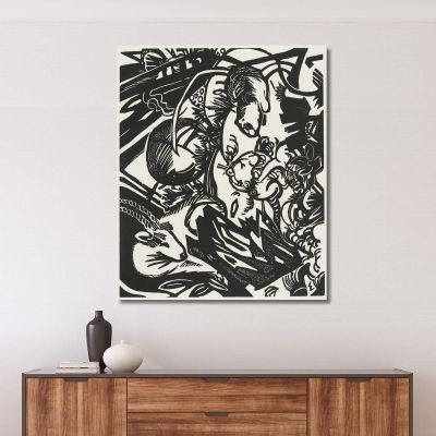 Animal Legend Animal Legend Franz Marc fmr70 canvas print 