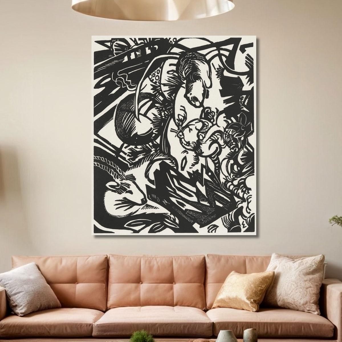 Animal Legend Animal Legend Franz Marc fmr70 canvas print 