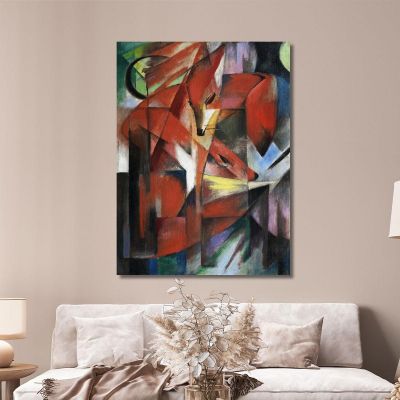 The Foxes Franz Marc fmr86 canvas print 