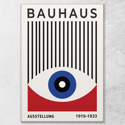 Bauhaus Vision Painting Geometry And Symmetry In Modern Aesthetics Bauhaus Style bhs6 canvas print 