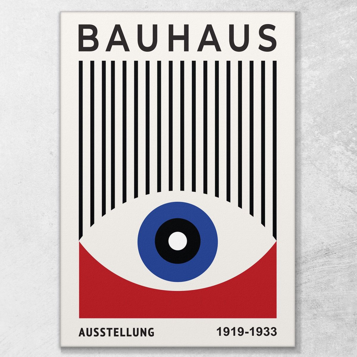 Bauhaus Vision Painting Geometry And Symmetry In Modern Aesthetics Bauhaus Style bhs6 canvas print 