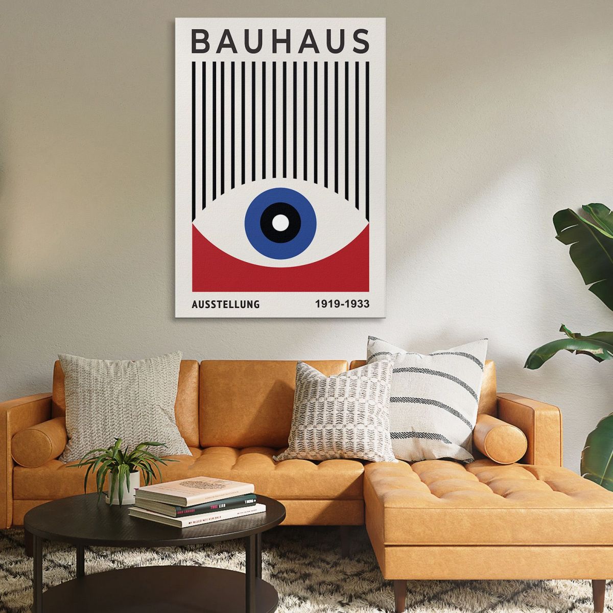 Bauhaus Vision Painting Geometry And Symmetry In Modern Aesthetics Bauhaus Style bhs6 canvas print 