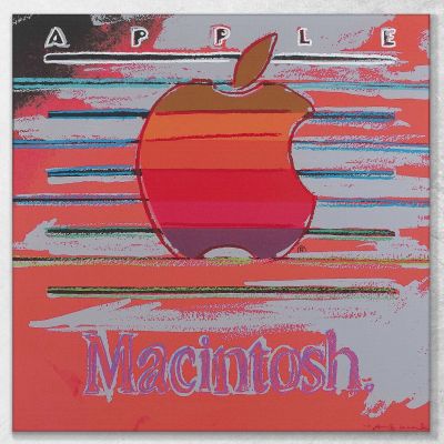 Macintosh 1985 Andy Warhol aw1 canvas print 