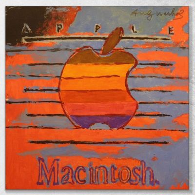 Macintosh 1985 Andy Warhol aw3 canvas print 