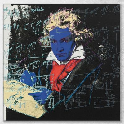Beethoven 1987 Andy Warhol aw5 canvas print 