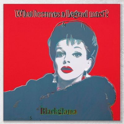 Blackglama Judy Garland 1985 Andy Warhol aw9 canvas print 