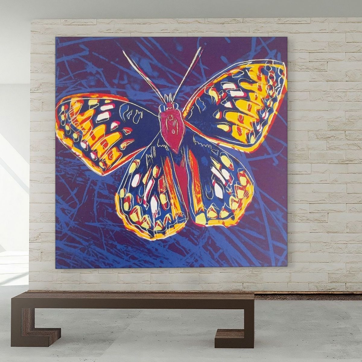 Butterfly 2 1987 Andy Warhol aw12 canvas print 