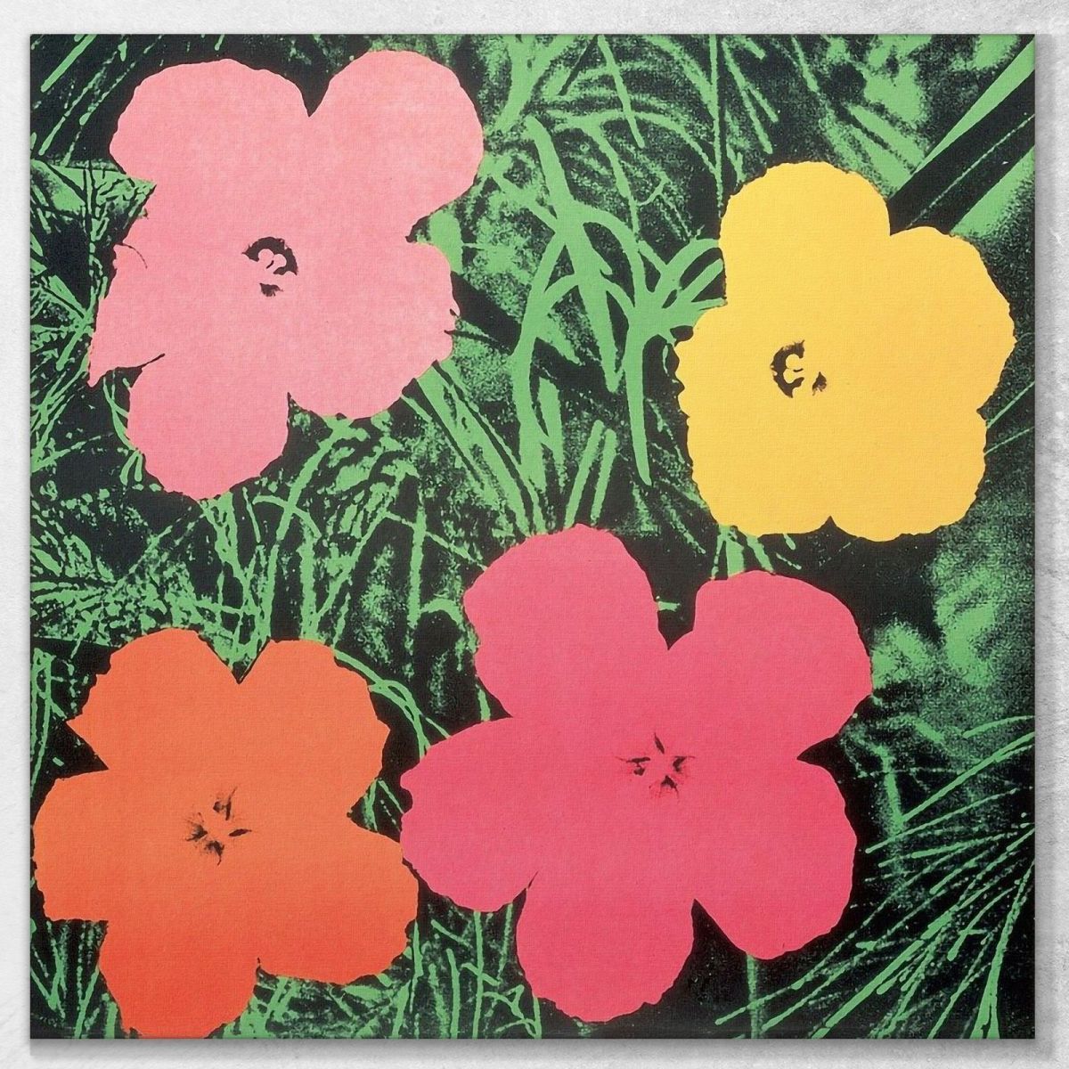 Flowers 5 Andy Warhol aw29 canvas print 