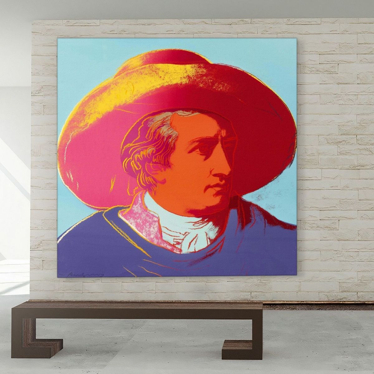 Goethe 4 1982 Andy Warhol aw38 canvas print 