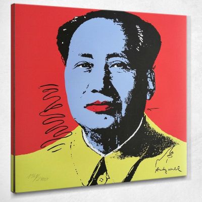 Mao 4 1972 Andy Warhol aw72 canvas print 