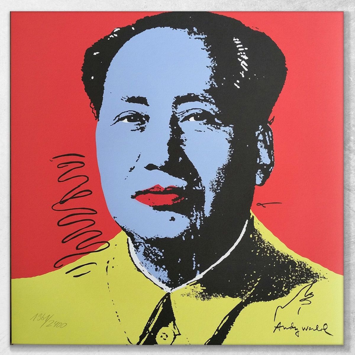 Mao 4 1972 Andy Warhol aw72 canvas print 