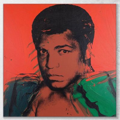 Muhammad Ali 4 1978 Andy Warhol aw89 canvas print 