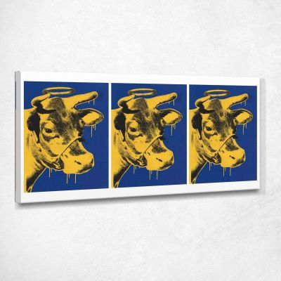 Cow 2 1966 Andy Warhol aw132 canvas print 