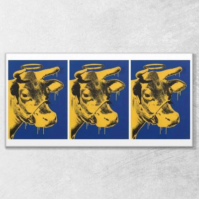 Cow 2 1966 Andy Warhol aw132 canvas print 