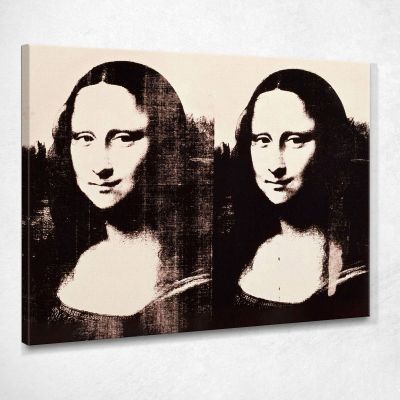 Double Mona Lisa 1963 Andy Warhol aw133 canvas print 