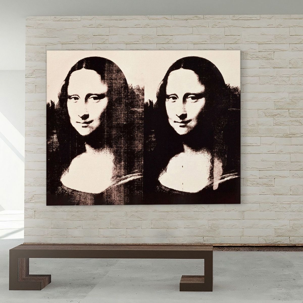 Double Mona Lisa 1963 Andy Warhol aw133 canvas print 