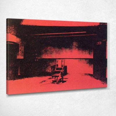 Early Electric Chair 1963 Andy Warhol aw134 canvas print 