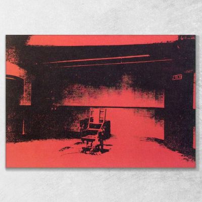 Early Electric Chair 1963 Andy Warhol aw134 canvas print 