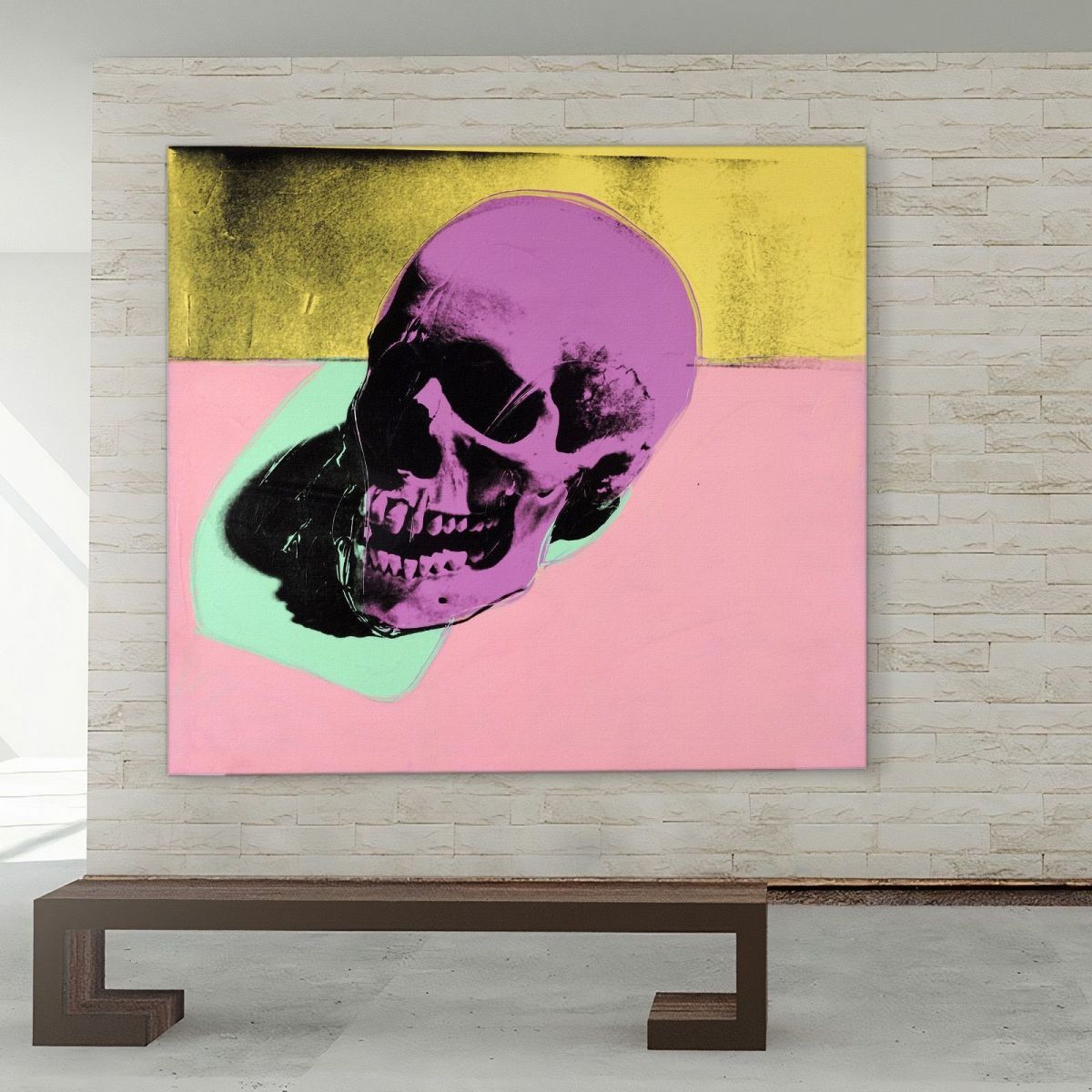 Skull 1 1976 Andy Warhol aw148 canvas print 