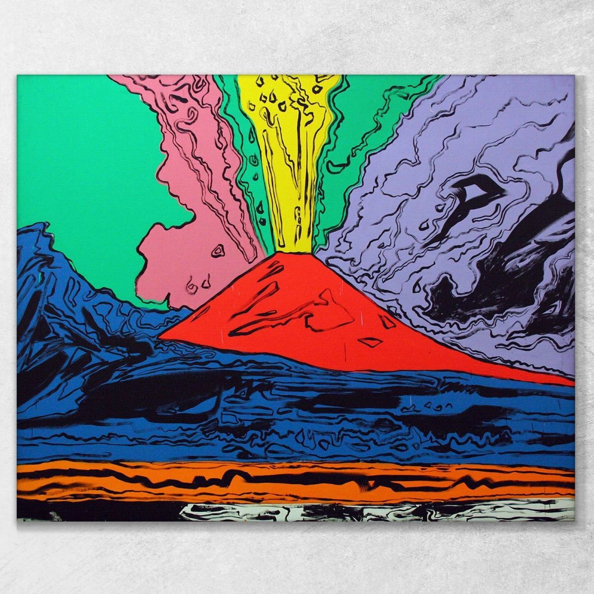 Vesuvius 3 1985 Andy Warhol aw169 canvas print 