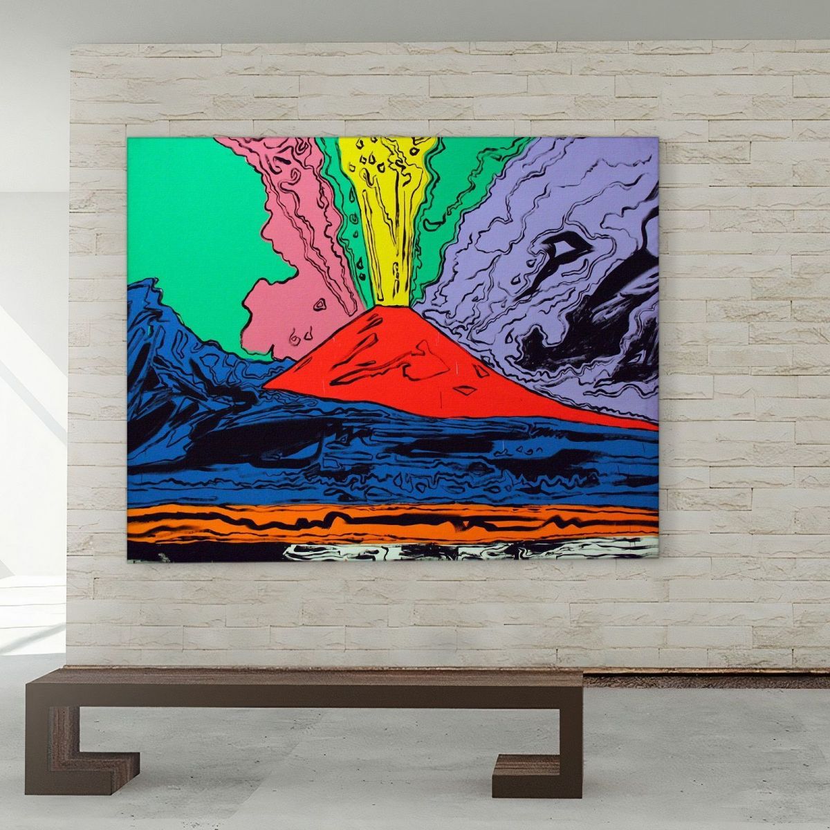 Vesuvius 3 1985 Andy Warhol aw169 canvas print 