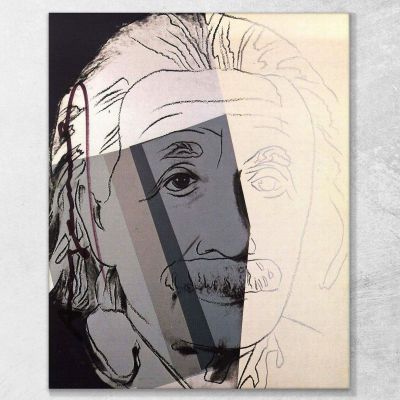 Albert Einstein 1 1980 Andy Warhol aw172 canvas print 