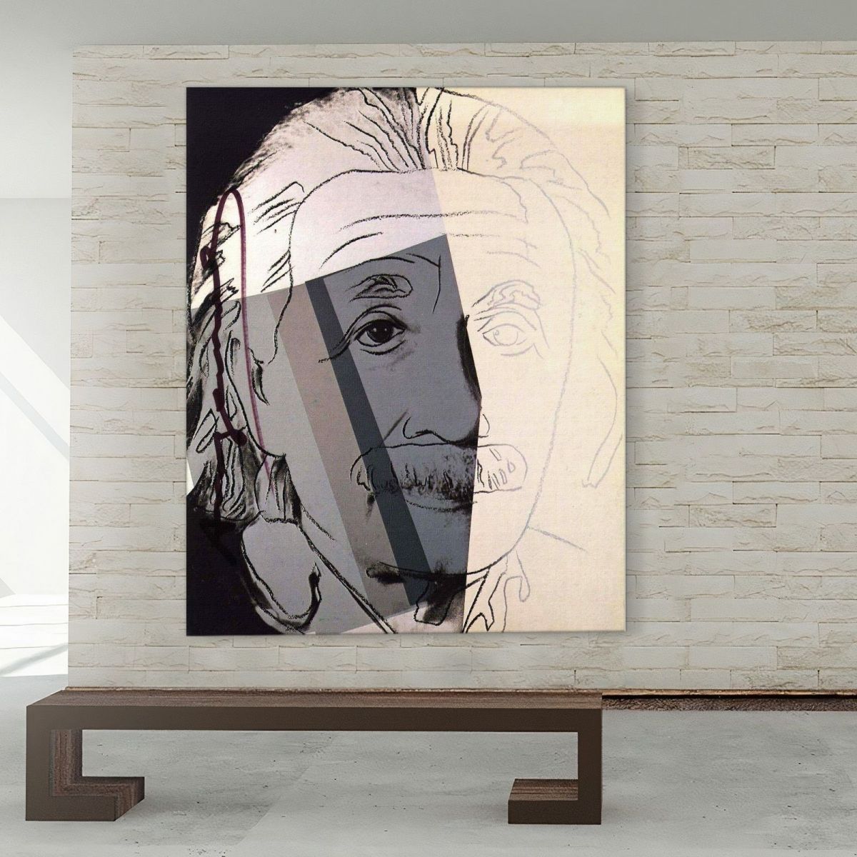 Albert Einstein 1 1980 Andy Warhol aw172 canvas print 