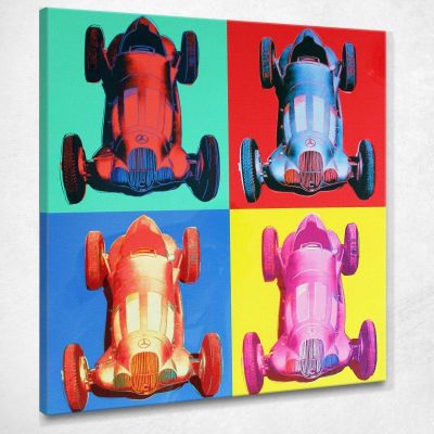 Benz Racing Car 1986 Andy Warhol aw174 canvas print 