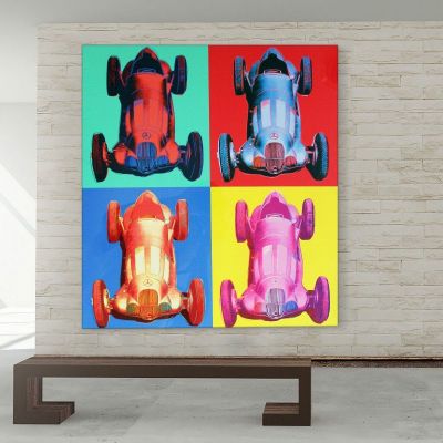 Benz Racing Car 1986 Andy Warhol aw174 canvas print 