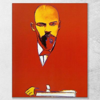 Black Lenin 2 1987 Andy Warhol aw176 canvas print 