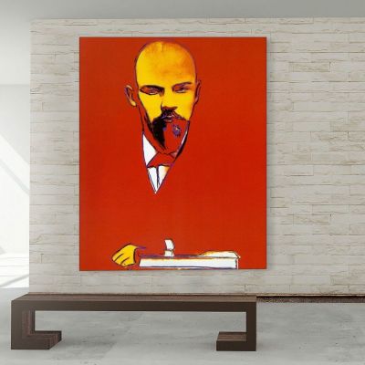 Black Lenin 2 1987 Andy Warhol aw176 canvas print 