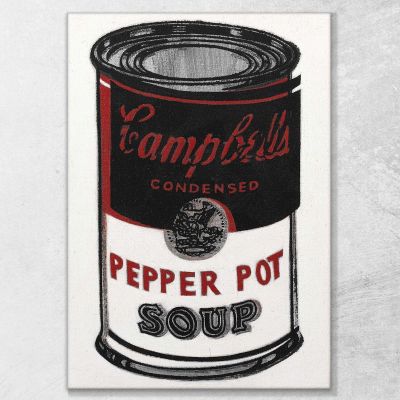 Campbell'S Soup Can (Pepper Pot) Andy Warhol aw182 canvas print 