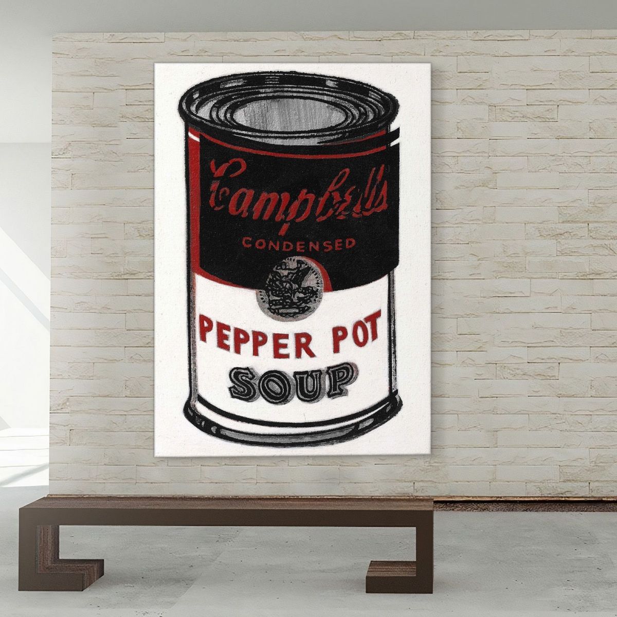 Campbell'S Soup Can (Pepper Pot) Andy Warhol aw182 canvas print 