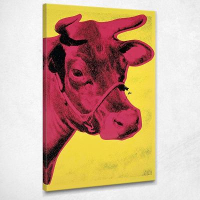 Cow 1966 Andy Warhol aw196 canvas print 