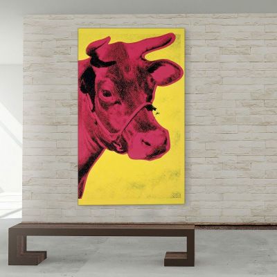 Cow 1966 Andy Warhol aw196 canvas print 