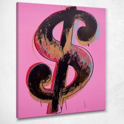 Dollar Sign 3 1981 Andy Warhol aw204 canvas print 