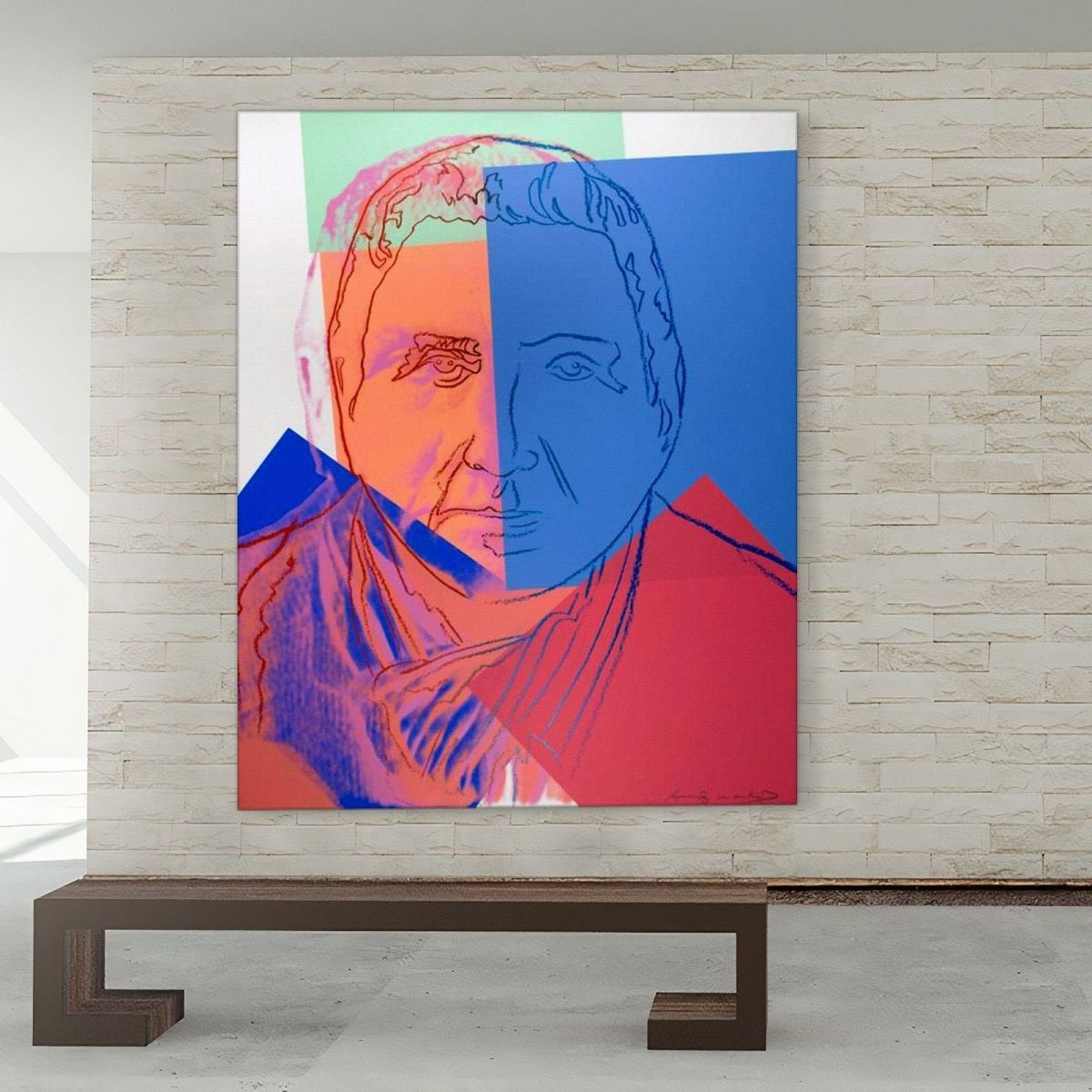 Gertrude Stein 1980 Andy Warhol aw216 canvas print 