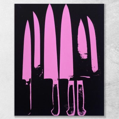 Knives 2 1982 Andy Warhol aw221 canvas print 