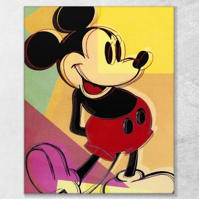 Mickey Mouse 1 1981 Andy Warhol aw230 canvas print 