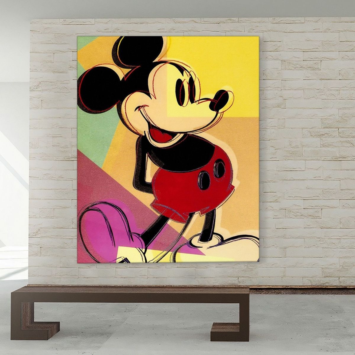 Mickey Mouse 1 1981 Andy Warhol aw230 canvas print 