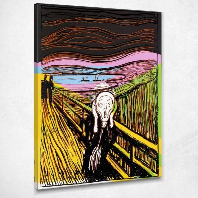 The Scream (After Munch) 5 1984 Andy Warhol aw259 canvas print 