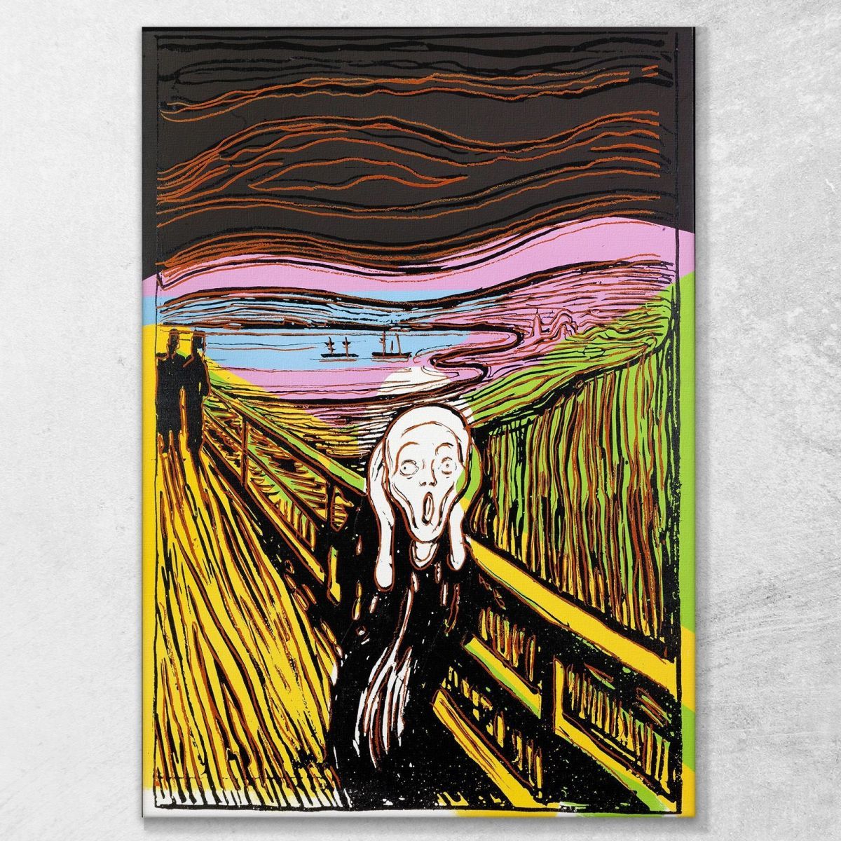 The Scream (After Munch) 5 1984 Andy Warhol aw259 canvas print 