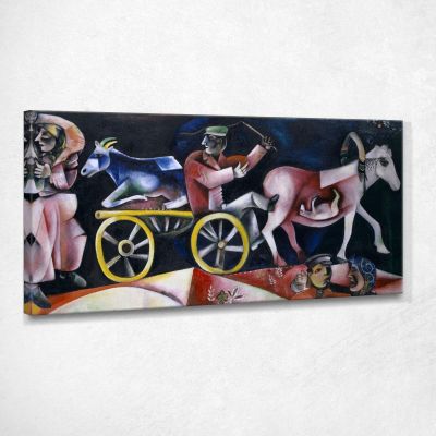 The Cattle Dealer Marc Chagall chm6 canvas print 